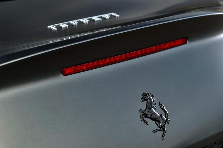 Ferrari 599 GTO prancing horse badge